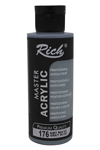 Rich Master Akrilik Boya 120 Cc Gri Mavi