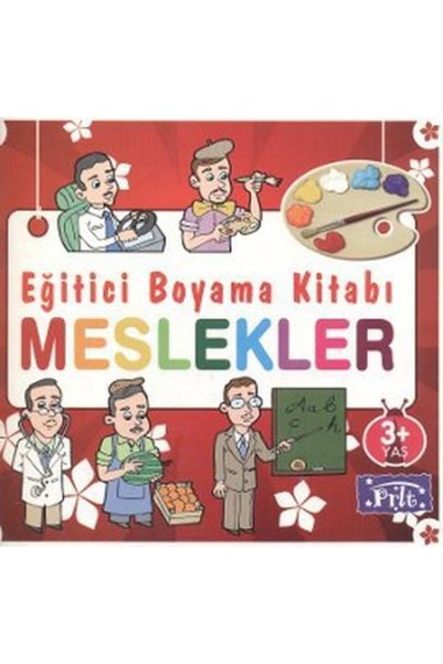 Parıltı Yayıncılık Educational Coloring Book Professions