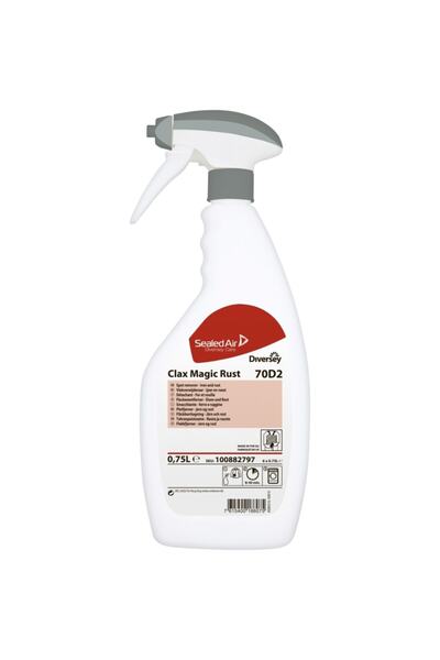 Diversey Clax Magic Rust 70d2 Pas Ve Metal Lekeleri Için Leke Çıkarıcı 750 ml