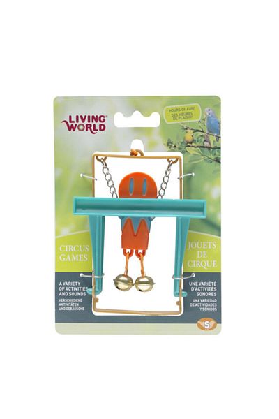 Living World Monkey Bird Toy (Orange) - from Petshop
