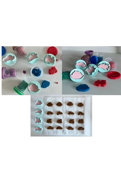 Bayev 3131 Game Dough Cutter For Kids And Shaper (car-ship-train-airplane) 4 Different Molds
