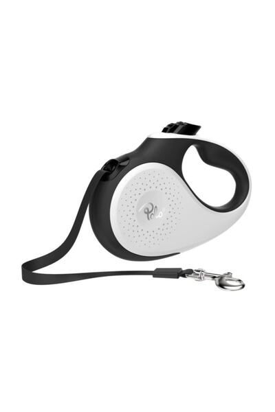 Polo Prestige Siyah Otomatik Köpek Tasması 5 Mt Small