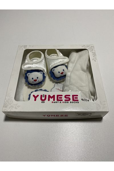 Yumese Toy Booties+hat+pantyhose Set