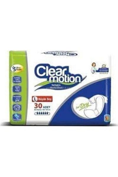 CLEAR MOTION 30Pcs Large Adult Patient Diapers