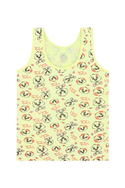 biyokids Tricou pentru fete Pachet de 5 culori mixte cu bretele late cu imprimeu