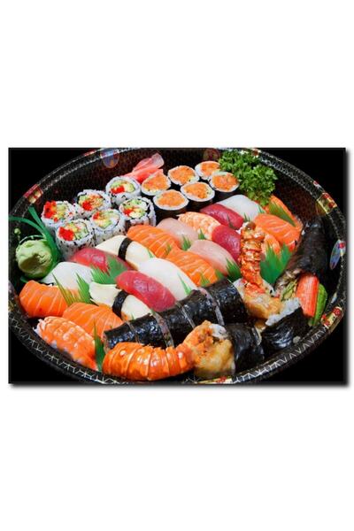 La Vita e Bella Sushi Karnavalı Temalı Kanvas Tablo Dz-1034