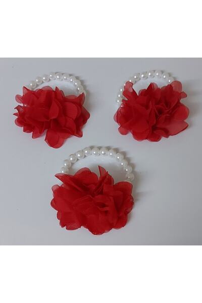 FREE 10 Adet Kırmızı Nedime Bilekliği