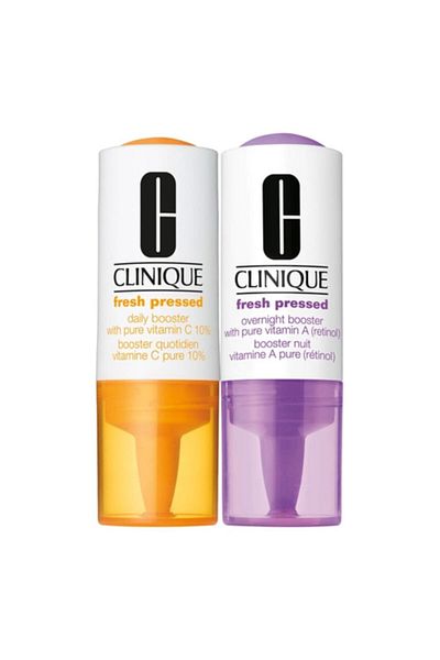 Clinique Fresh Pressed Vitamin Retinol Duo 6ml Daily Care Support with Pure C&A Vitamin