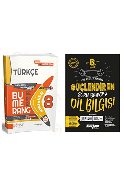 Günay Yayıncılık 8.sınıf Lgs Günay Yayınları Bumerang Türkçe Soru Bankası Ve ...