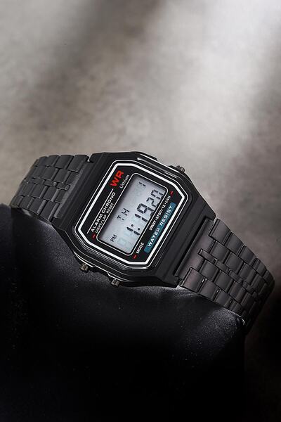 Newera Watch ساعة يد للجنسين باللون الأسود