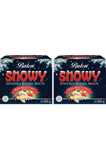 Balen 2 Adet Snowy Zencefilli Bitkisel Kış Macunu 400 gr X 2