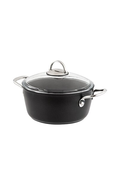 Nehir Titanium Black 24 Cm Deep Pot