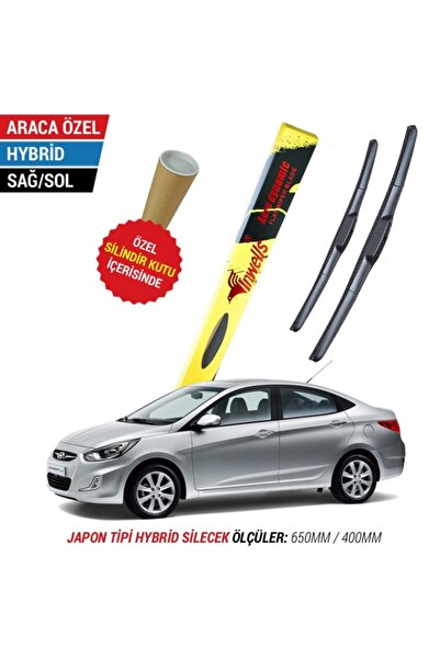 Inwells Hyundai Accent Blue Inwells Hybrid Silecek Takımı (2011-2015)