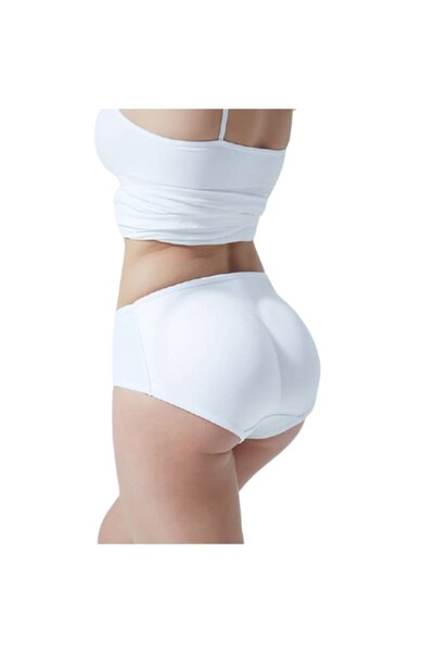 La Livva Kadın Beyaz Pop-up Popo Büyütücü Kaldırıcı Korse