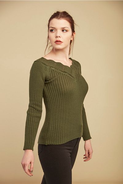 citycenterfashion Women's Khaki Sweater