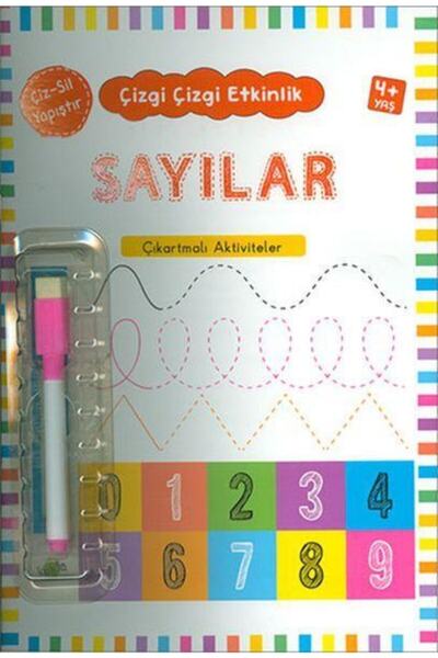 Kukla Yayınları Sayılar 4 Yaş Ve Üstü - Çizgi Çizgi Etkinlik | Kolektif |