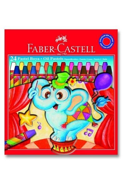 Faber Castell Original Cardboard Boxed 24-Piece Box Pastel Paint