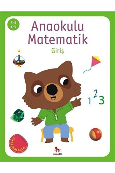 Almidilli Yayınları Anaokulu Matematik Giriş 3 4 Yaş Çıkartmalarla