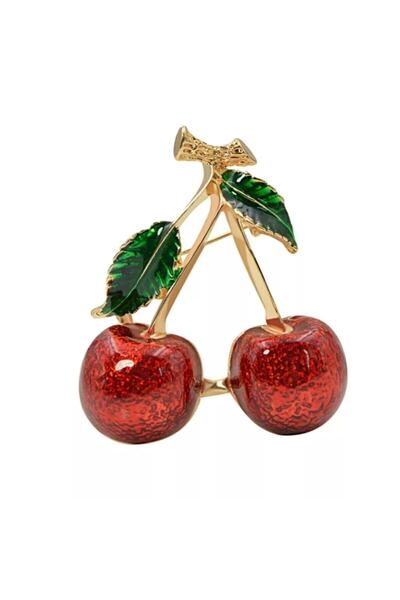 Esra Pamir Kiraz Broş