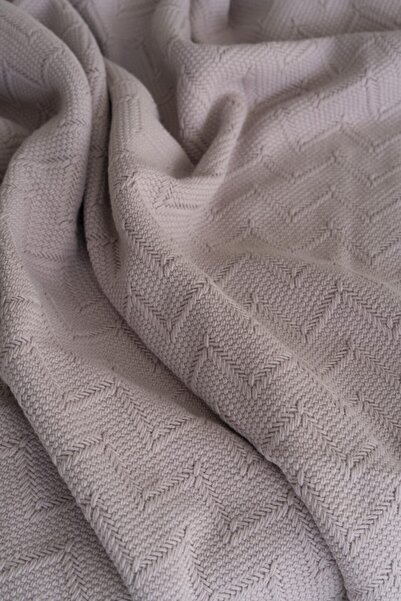 Upline Bianca Lila Pike / Koltuk Şalı (120x190)