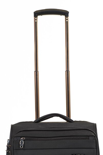 MÇS Lüx Kumaş 3'lü Valiz Set Siyah - V117