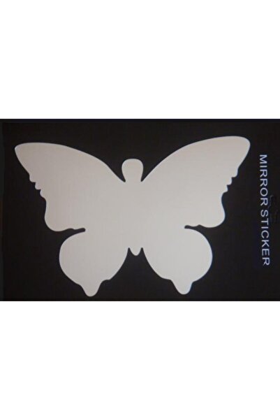 UYDU ملصق مرآة مزخرف غير قابل للكسر (B. Butterfly)