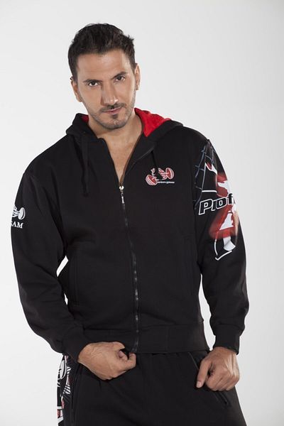 Big Sam Winter Hooded Extreme Sweatshirt Printed Jacket 3572
