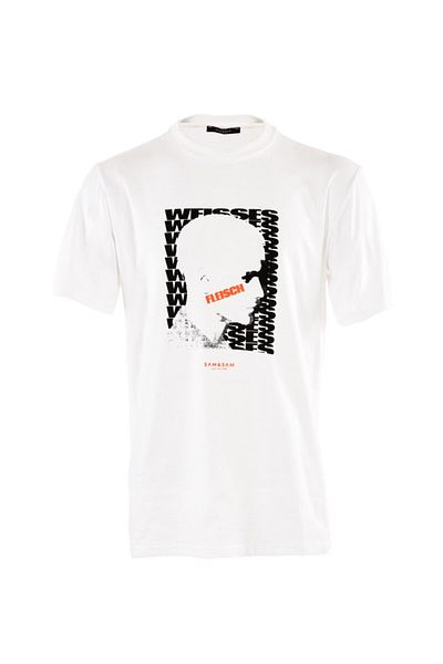 Sam and Sam Sam&sam Fleisch White T-Shirt
