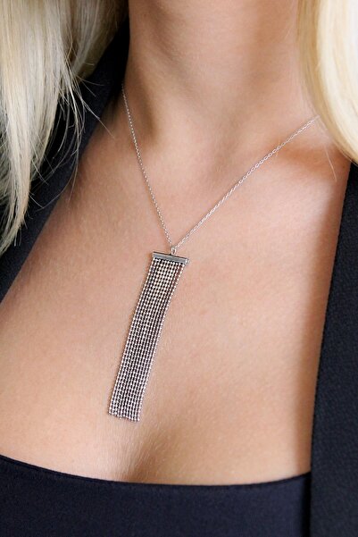 Argentum Concept 925 Ayar Gümüş Çok Zincirli Tasarım Kolye - N161201