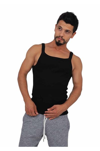 Berrak Black Camisole Undershirt 1044