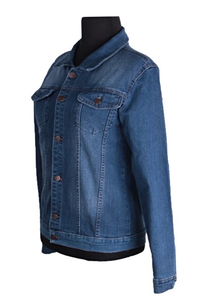 viking's line Trend Mont Denim Giyim Mavi Kot Ceket