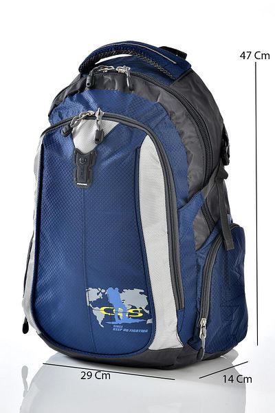 ÇÇS 50422 Σχολικό Σακίδιο πλάτης Navy Blue