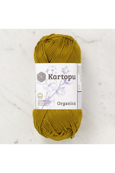 Kartopu Organica 50gr Dark Olive Green Hand Knitting Thread - K1359
