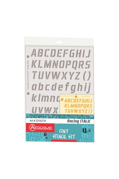 Artscholar Writing Template 15.4*28.2 Cm - PVC (Syaz18)