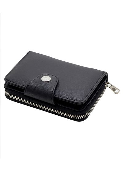 CENGİZ PAKEL Small Size Black Women's Wallet
