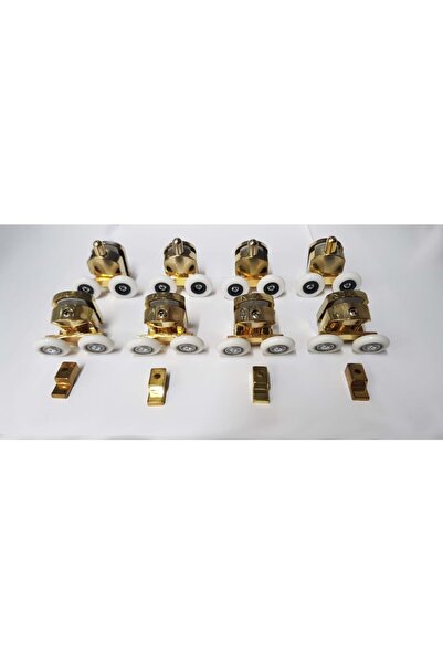 414 Anpa302 Duşakabin Gold Altın Kaplama Rulmanı_tekeri_makarası Takımı