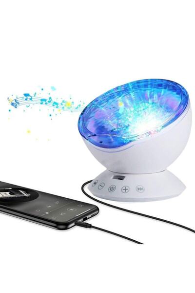 exeo Müzik Çalar Okyanus Dalgası 7 Farklı Led Işıklı Kumandalı