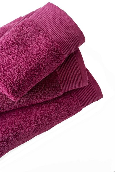 Upline Massimo Fuchsia 3-Piece Towel Set (30x50 + 50x100+70x140)