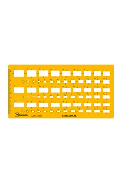 Artscholar - Rectangular Template (Steep)