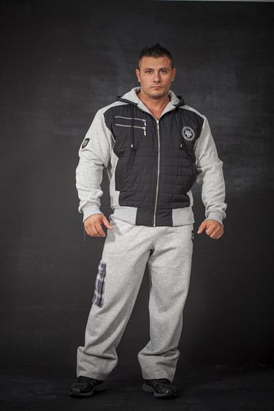 Big Sam Hooded Blue Sports Coat 3582