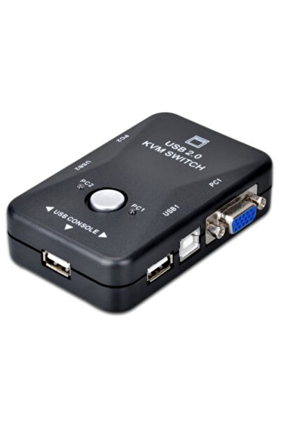 Alfais 4509 2 Port Usb To Kvm Switch Çoklu Pc Kasa Çoklayıcı