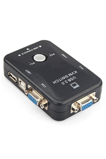 Alfais 4509 2 Port Usb To Kvm Switch Çoklu Pc Kasa Çoklayıcı