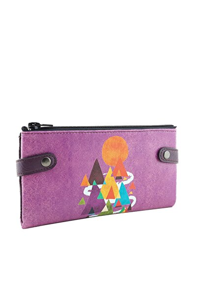 Perabags Doğa Baskılı Çıt Çıtlı Tasarım Cüzdan