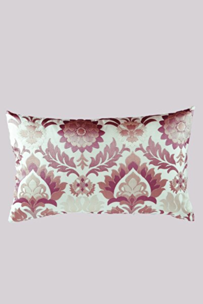 Genel Markalar Çiçek Desenli 35x55 Mor Yastık Kılıfı