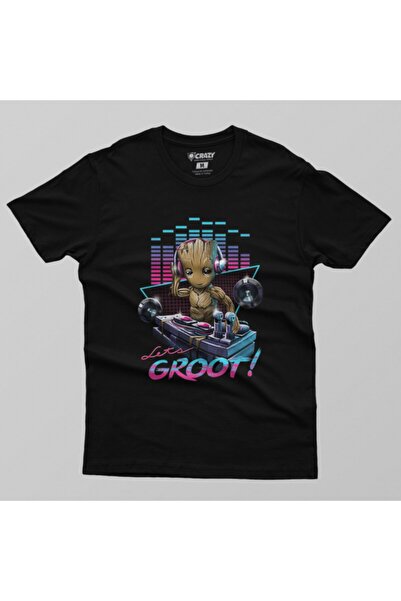 Crazy Ανδρικό μπλουζάκι Guardians Of The Galaxy Dj Groot