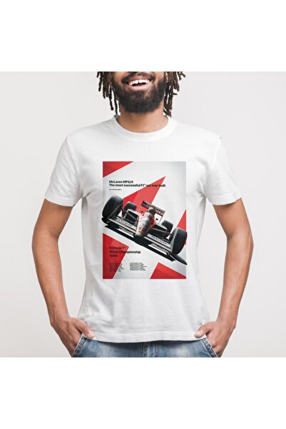 Crazy Формула McLaren Постер Чоловічий футболка