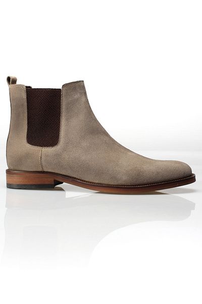 Alba Mink Genuine Leather Men's Chelsea Boots