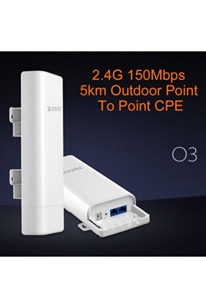 Tenda O3 1p+poe 150mbps 2,4ghz, 5km 12dbi, Outdoor Cpe
