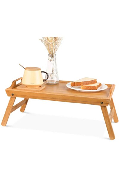 entarzlife Luxury Bamboo Footed Tray