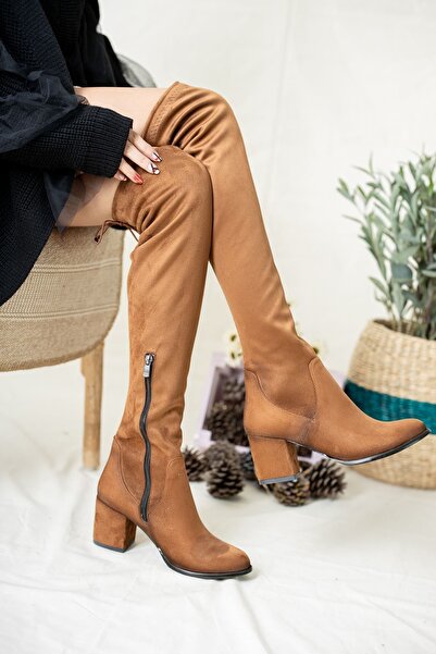 derithy Jami-boots-tan Suede-bls6500